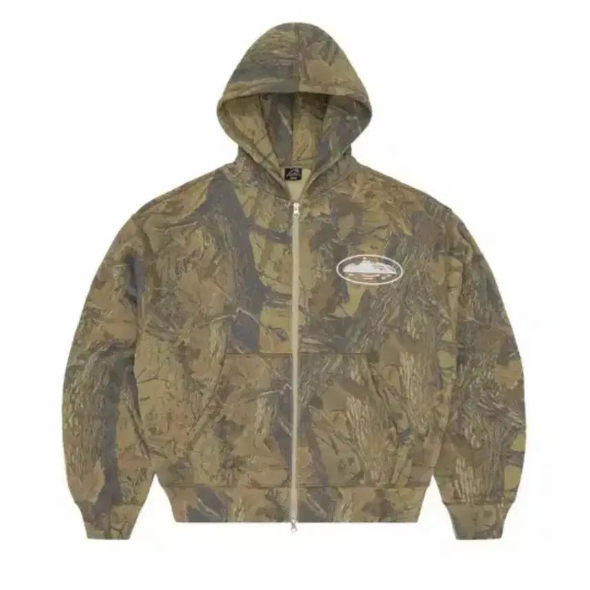 [BUNJANG] Corteiz Island Puff Print Zip Hood XL / 코르테이즈 ISLAND PUFF PRINT ZIP HOOD(네고 가능)