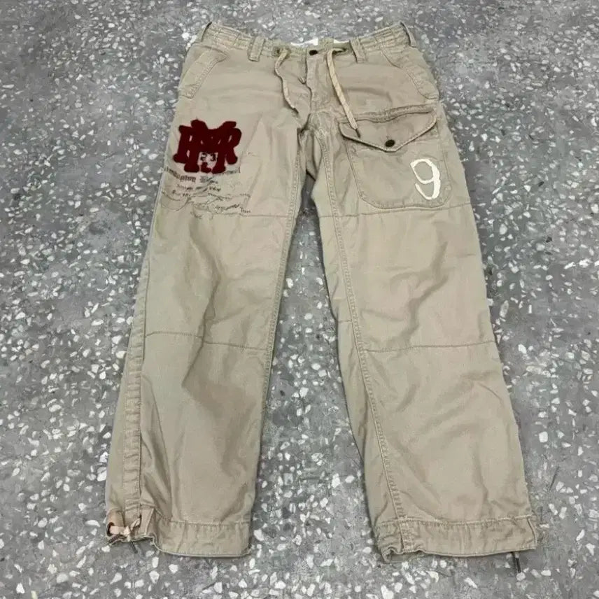 [BUNJANG] Polo Ralph Lauren 90s Vintage Appliqué Pants / 폴로 랄프로렌 90s 빈티지 아플리케 팬츠