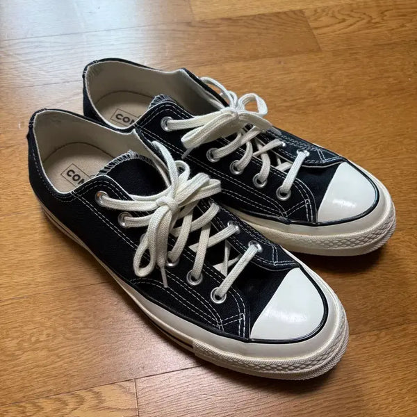 [BUNJANG] Converse Chuck 70 High Top Black Shoes 250mm / 컨버스 척 70 유광 블랙 250mm 신발