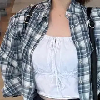 [BUNJANG] Our Cabinet Check Shirt / 아워캐비넷 체크 셔츠