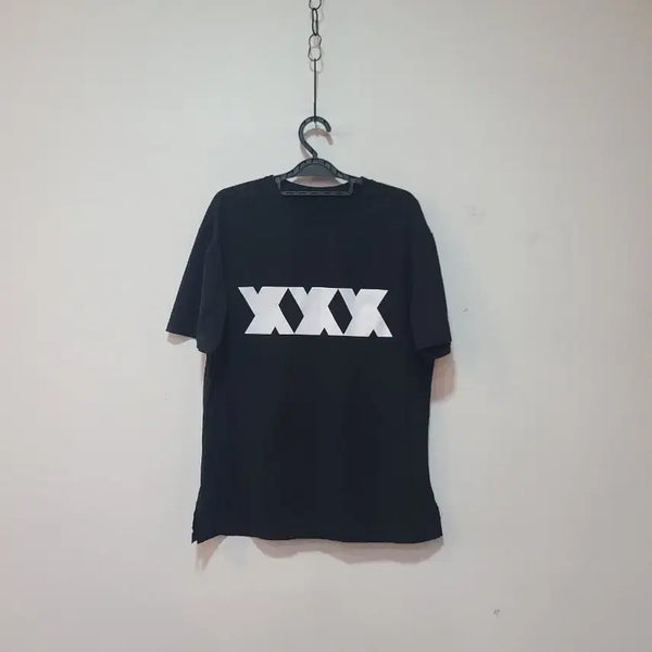 [BUNJANG] XXX Black T-shirt / XXX 반팔티 검정