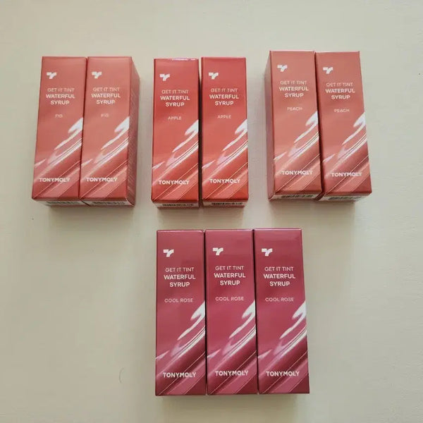 [BUNJANG] Tonymoly Waterful Syrup Tint (Cool Rose Syrup, Peach Syrup, Apple Syrup, Fig Syrup) / 토니모리 틴트 워터풀 시럽 (쿨로즈시럽. 피치시럽. 사과시럽. 무화과시럽)