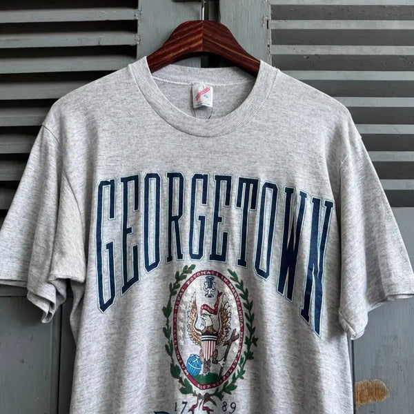 [BUNJANG] 80's Jerzees USA Georgetown University T-Shirt XL / [XL]80's JERZEES USA 조지타운 유니버시티 티셔츠