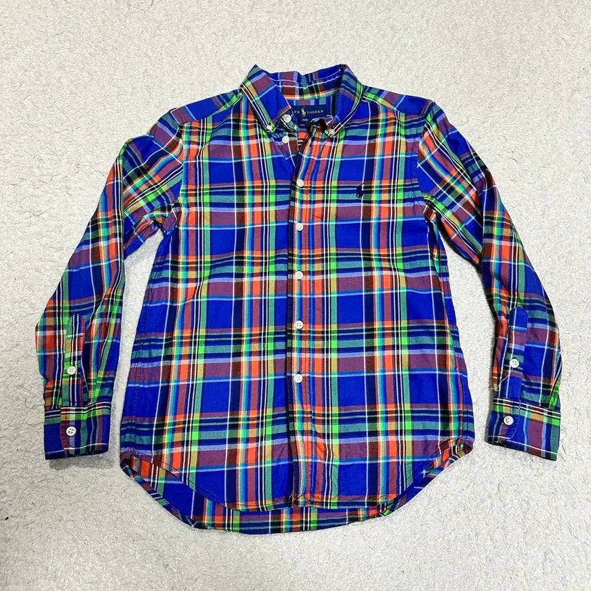 [BUNJANG] Polo Ralph Lauren Kids Plaid Shirt / 폴로 랄프로렌 키즈 아동 체크 남방 셔츠  s 8
