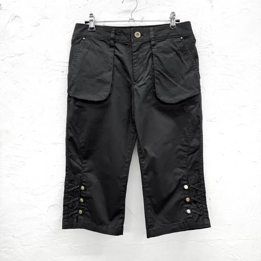 [BUNJANG] Mizuno Button Capri Pants / 미즈노 버튼 카프리 팬츠