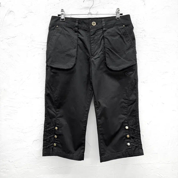 [BUNJANG] Mizuno Button Capri Pants / 미즈노 버튼 카프리 팬츠
