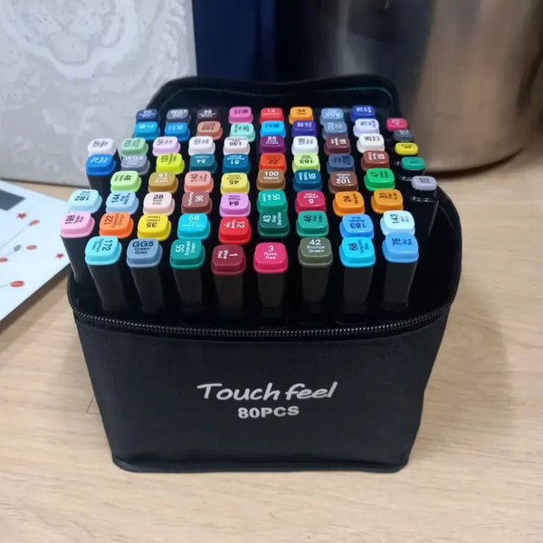 [BUNJANG] Touchfile Marker Pen Set (73/80 count) / 터치필 마카펜 새거 80개 세트