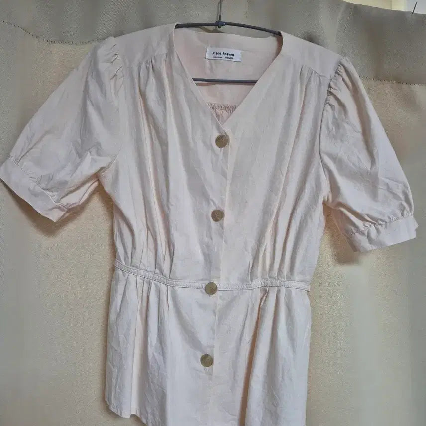 [BUNJANG] Puff Sleeve Blouse / 퍼프 소매 블라웃