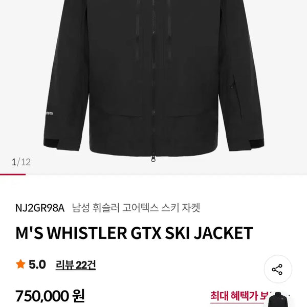 [BUNJANG] The North Face Whistler GORE-TEX Ski Jacket (Men's, 2XL) / (급처)노스페이스 서밋시리즈 바람막이 (남성 휘슬러 고어텍스 스키 자켓, 2XL)