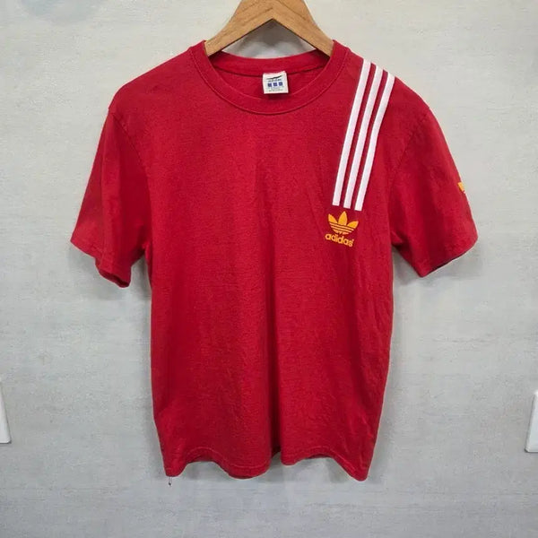 [BUNJANG] Adidas Real Madrid Beckham 23 Stripes Print T-Shirt / 아디다스 빈티지 레알마드리드 베컴 23 삼선 프린팅 반팔 s