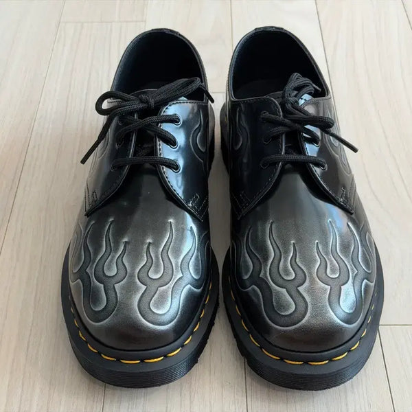 [BUNJANG] Dr. Martens 1461 Inferno Flame Pattern Shoes UK 8 (New) / 희귀모델 닥터마틴 1461 인페르노 270 (새상품)