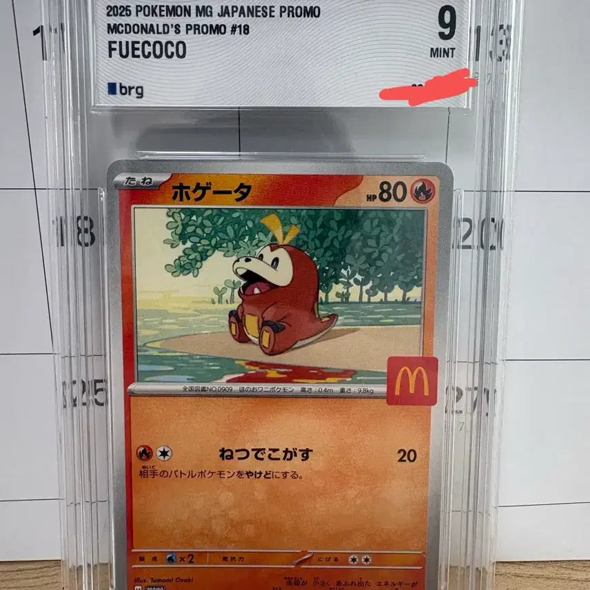[BUNJANG] Pokemon TCG Scraggy McDonald's Promo Card BRG 9 / 포켓몬카드 뜨아거 맥도날드 프로모 카드 brg 9 팝니다