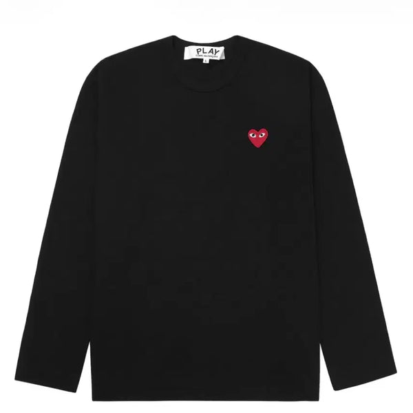 [BUNJANG] Comme des Garçons Long Sleeve T-shirt Black / 꼼데가르송 롱슬리브 블랙