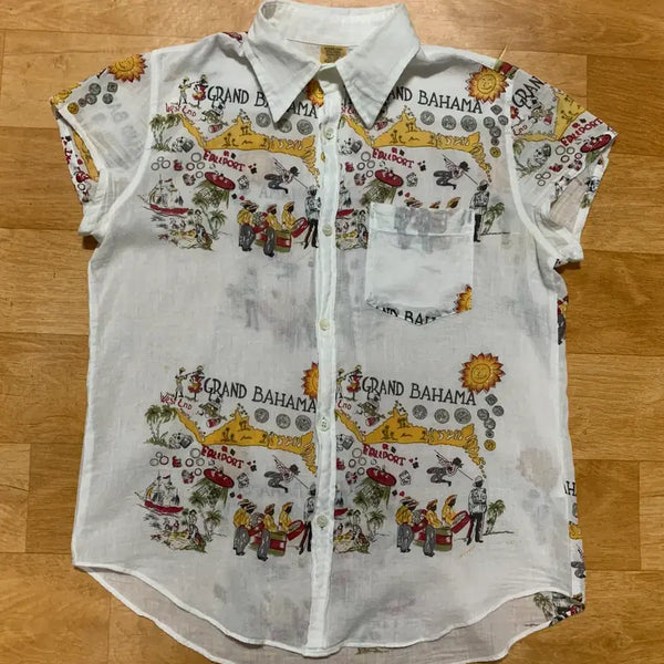 [BUNJANG] MOON SHOT CO.LTD Muslin-Cotton Shirt / MOON SHOT CO.LTD 셔츠(모슬린-코튼)일본산
