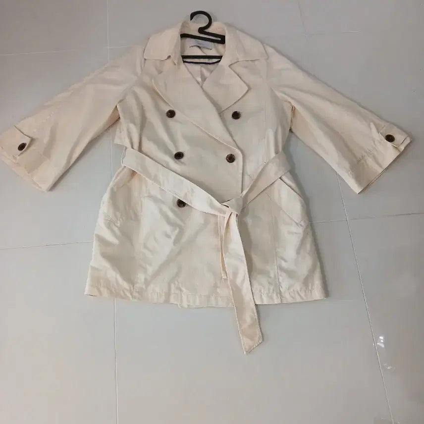 [BUNJANG] DEWL Women's Trench Coat Beige / 듀엘 트렌치코트 여성