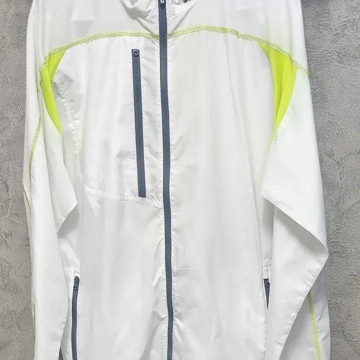 [BUNJANG] FootJoy Men's Golf Windbreaker Jacket White / FJ 남성 바람막이 골프 자켓 화이트