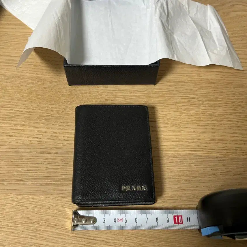 [BUNJANG] Prada Card Holder Black / 프라다 카드지갑 블랙