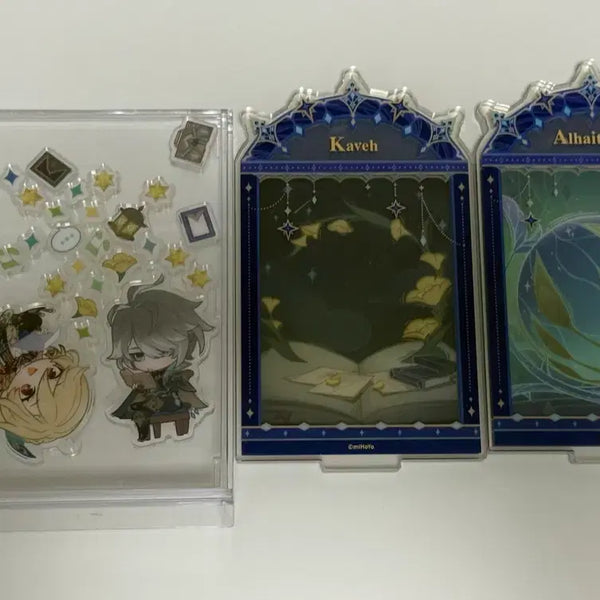 [BUNJANG] Genshin Impact Alhaitham & Kaveh Acrylic Standee Bundle Set / 원신 아크릴 스탠드(알하이탐,카베 일괄)