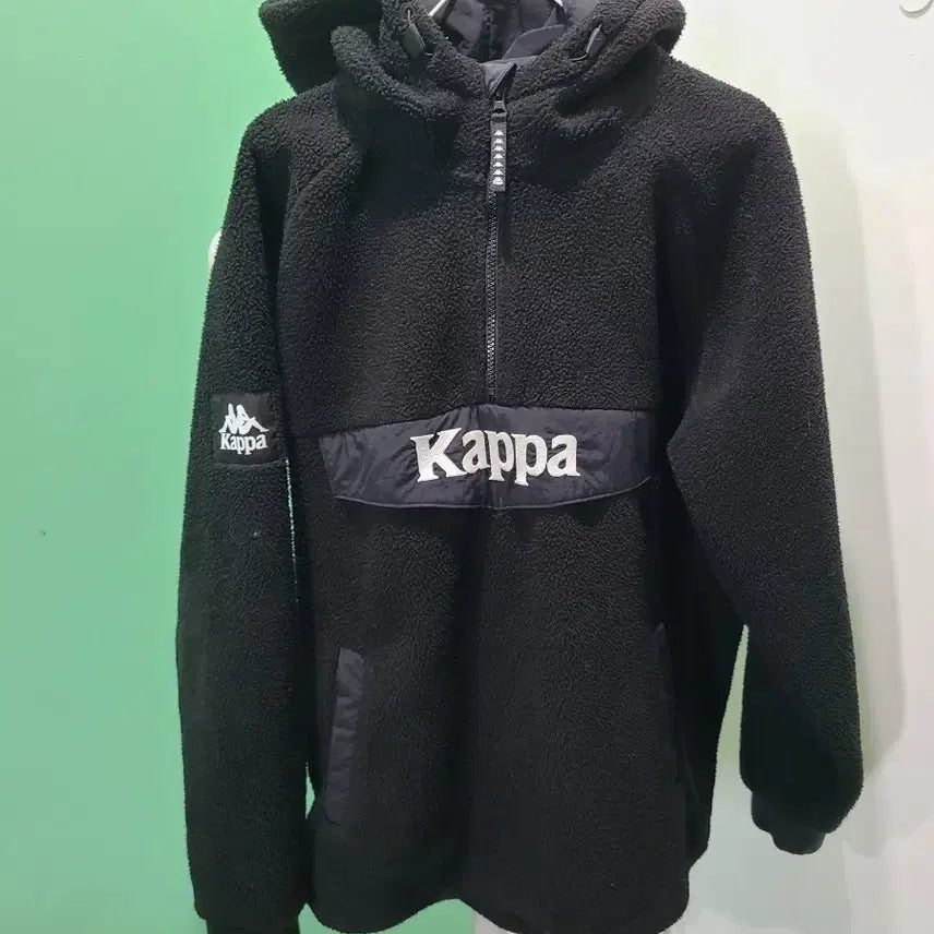 [BUNJANG] Kappa Wool Anorak Jumper - Large (105) / 카파 모직 아노락 점퍼