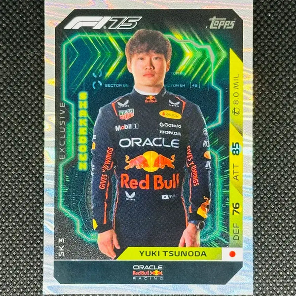 [BUNJANG] 2025 Topps F1 Turbo Attax Yuki Tsunoda Card / 2025 탑스 f1 터보 어택 유키 츠노다 카드