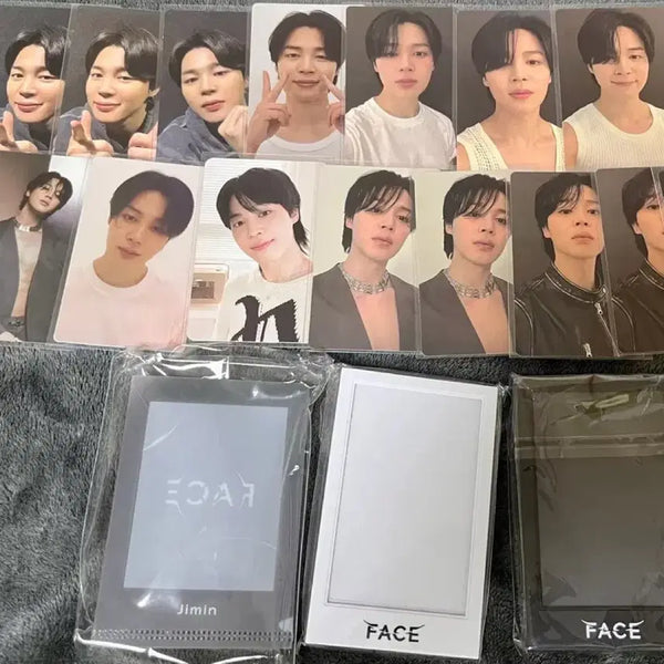 [BUNJANG] BTS Jimin FACE Bundle Set Photocards / 럭드,특전포함)) BTS 방탄소년단 페이스 FACE 지민 jimin 일괄 포카