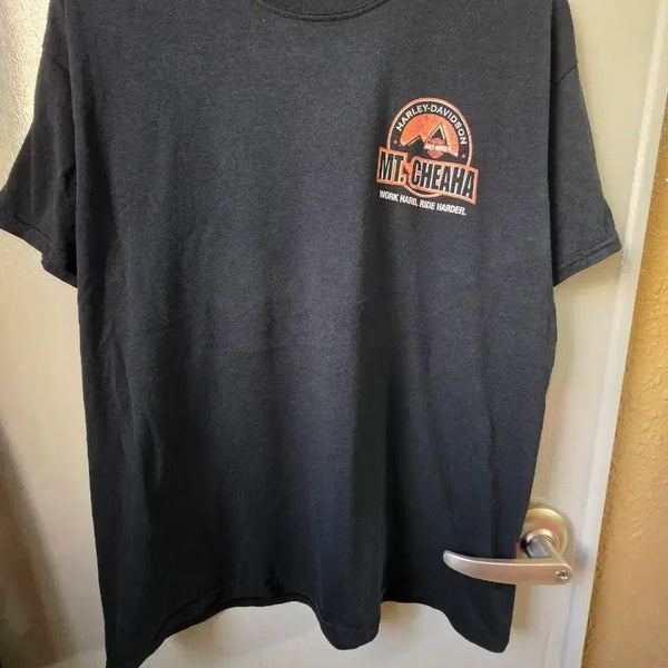 [BUNJANG] Harley-Davidson Black Short-Sleeve T-Shirt / 할리데이비슨 반팔티 블랙