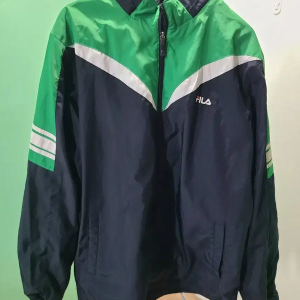 [BUNJANG] Reebok Colorblock Woven Windbreaker / 리복 배색 우븐 바람막이