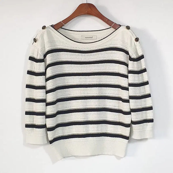 [BUNJANG] NINE COBB Lip Neck Viscose Knit / 나인콥 입술넥 비스코스니트