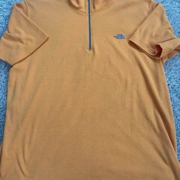 [BUNJANG] The North Face Half-Zip T-Shirt Size 105 / 일제 노스페이스 반집업 티 사이즈 105