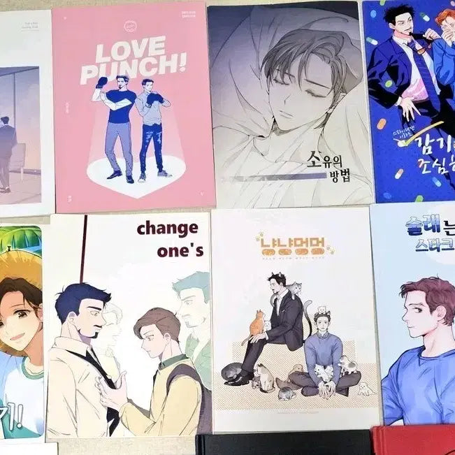 [BUNJANG] Marvel Tony/Peter Fan Comic Anthology Set (8 Volumes) / 마블 토니피터 회지