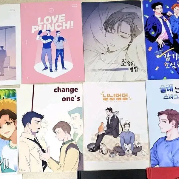 [BUNJANG] Marvel Tony/Peter Fan Comic Anthology Set (8 Volumes) / 마블 토니피터 회지