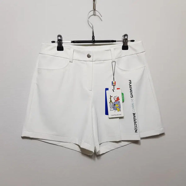 [BUNJANG] Castelbajac Women's Golf Bermuda Shorts White Size 70 (27-28) / 새상품/까스텔바작/여성골프3부반바지/70(27~28)/화이트/파라오쇼핑