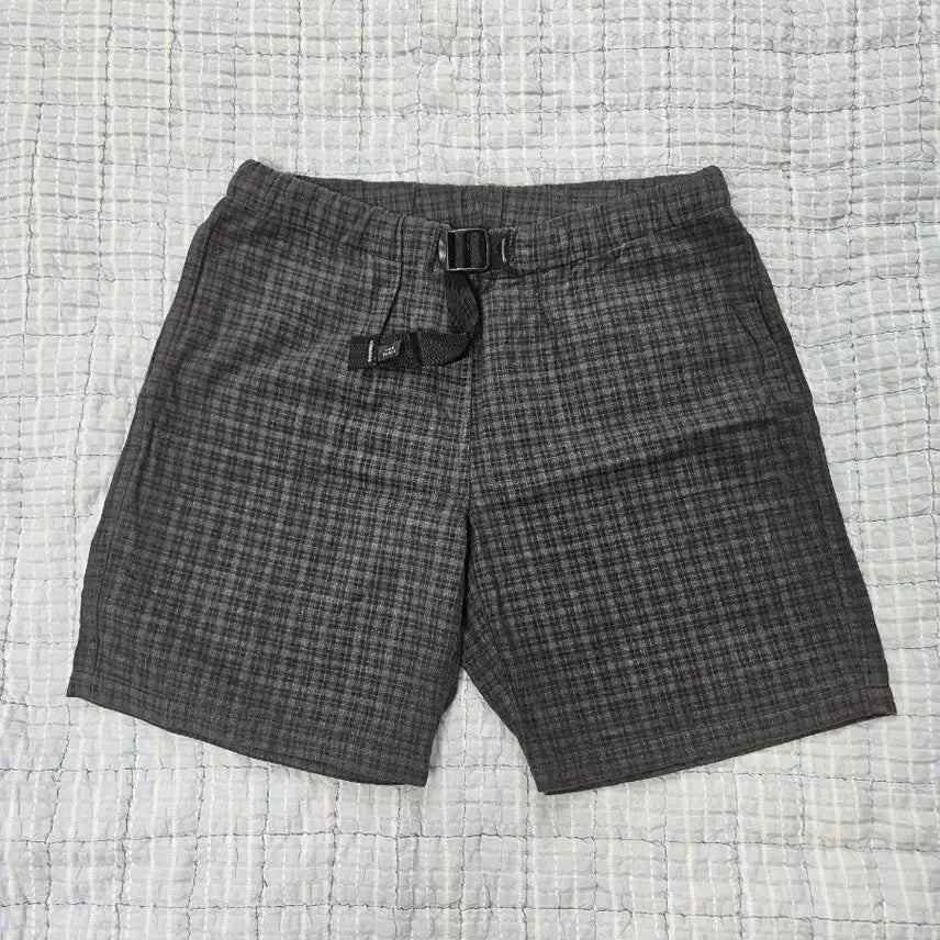 [BUNJANG] WILD THINGS USA Cotton Check Climbing Shorts / [MADE IN USA] WILD THINGS 와일드띵스 체크 코튼 클라이밍 쇼츠 S