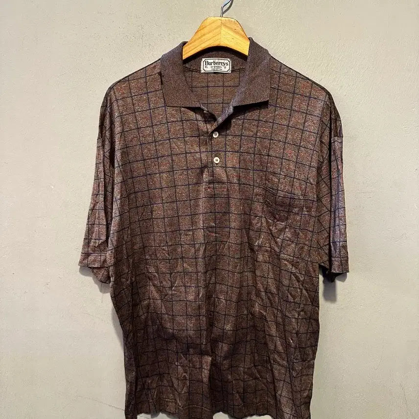 [BUNJANG] Burberry Authentic Short-Sleeve Polo Shirt XL / 버버리 정품 반팔카라티