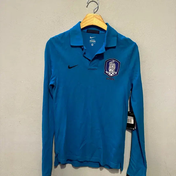 [BUNJANG] Nike Authentic Korean National Team Long Sleeve Polo Shirt / 나이키 정품 국대 새상품 긴팔카라티 얼룩