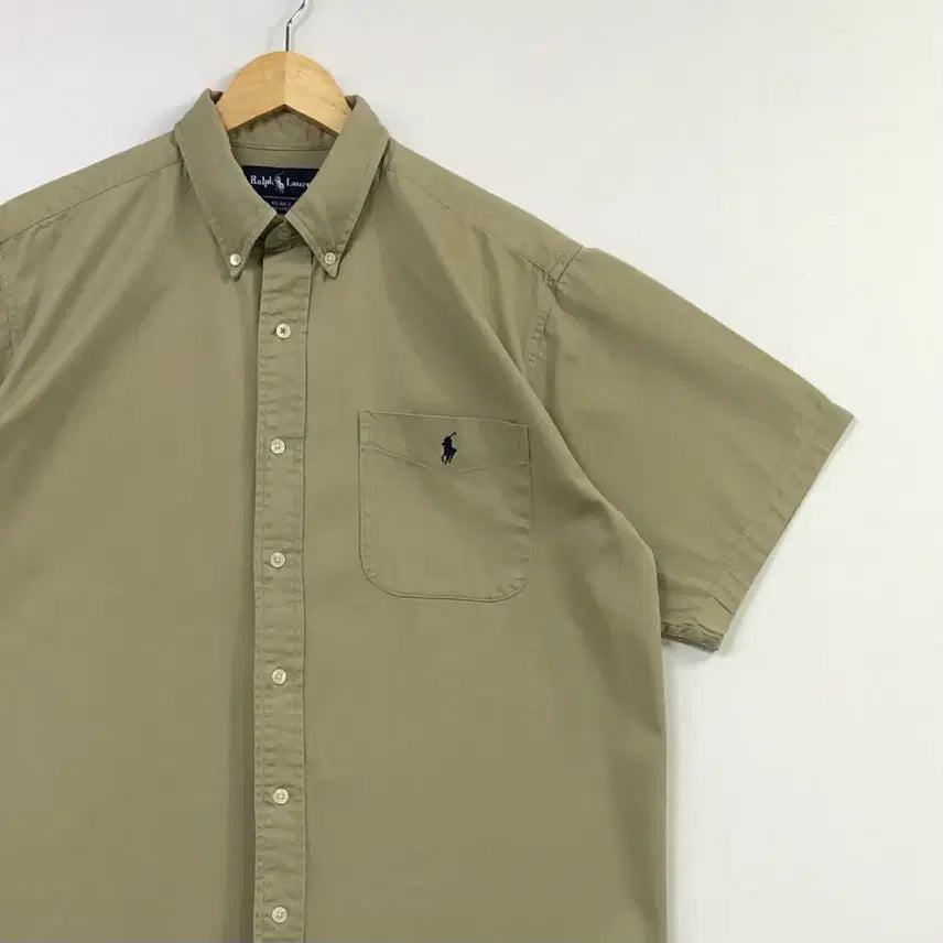 [BUNJANG] Polo Ralph Lauren Solid Cotton Shirt / L 폴로 솔리드코튼 셔츠