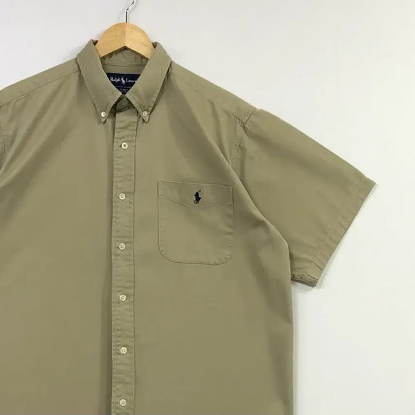 [BUNJANG] Polo Ralph Lauren Solid Cotton Shirt / L 폴로 솔리드코튼 셔츠