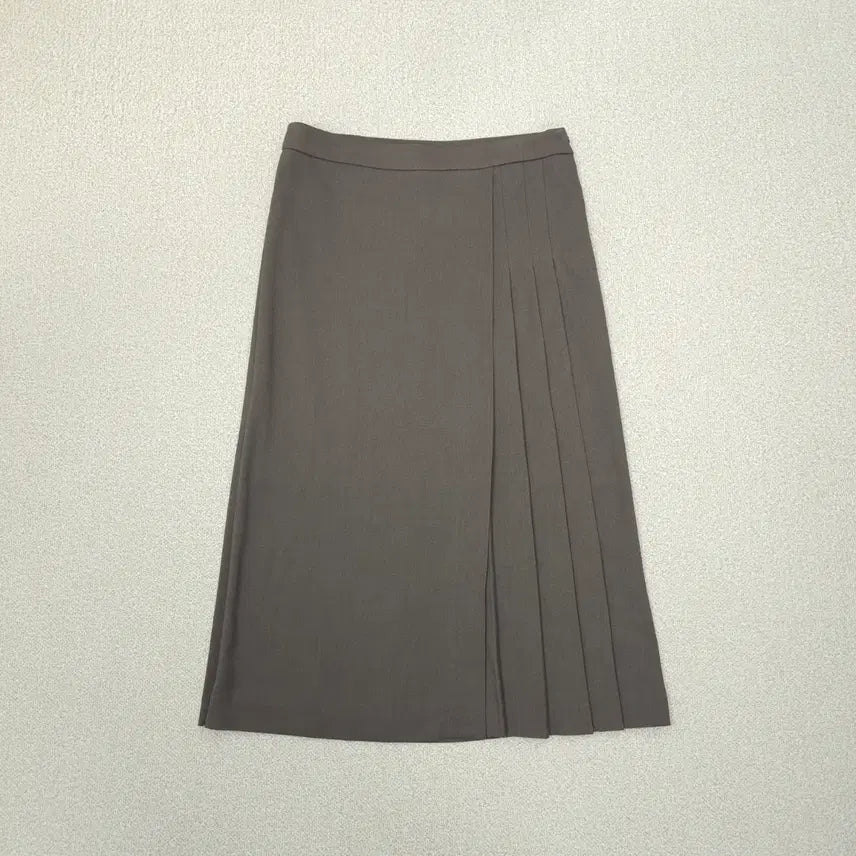 [BUNJANG] LBL Women's Pintuck Long Skirt Brown FW W4485 / (77/새상품)LBL 여성 핀턱 롱 스커트 브라운 fw W4485