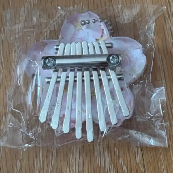 [BUNJANG] Mini Four Seasons Acrylic Spring Cherry Blossom Kalimba Keyring Gacha / 미니 사계절 아크릴 봄 벚꽃 칼림바 키링 가챠