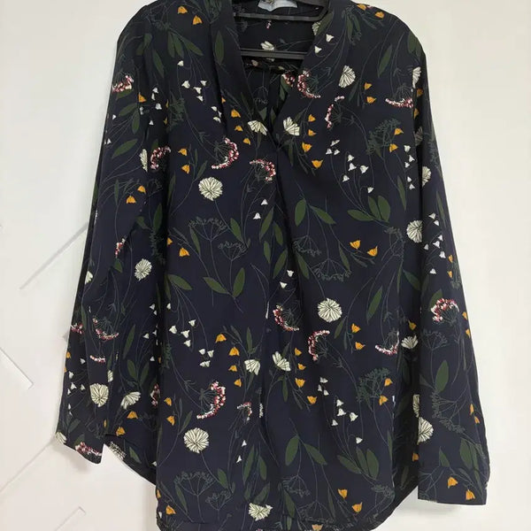 [BUNJANG] Flower Pattern Blouse / 플라워 패턴 블라우스