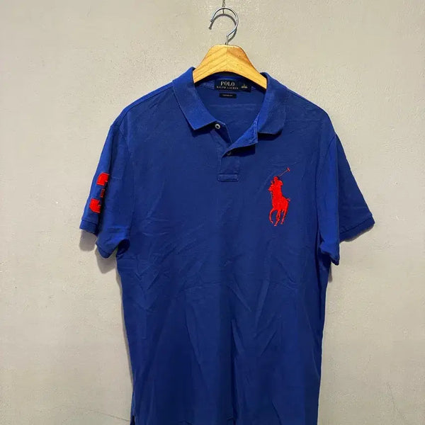 [BUNJANG] Polo Ralph Lauren Big Pony Cotton Polo Shirt / 폴로랄프로렌 정품 빅포니 반팔카라티