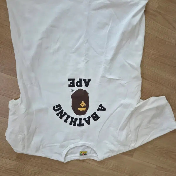 [BUNJANG] BAPE Short Sleeve T-Shirt White 2XL / [2XL] BAPE 베이프 반팔 티셔츠 화이트