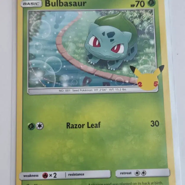 [BUNJANG] Pokemon Bulbasaur 25th Anniversary English Card / 북미/영문 포켓몬 카드 이상해씨 25주년 기념 카드