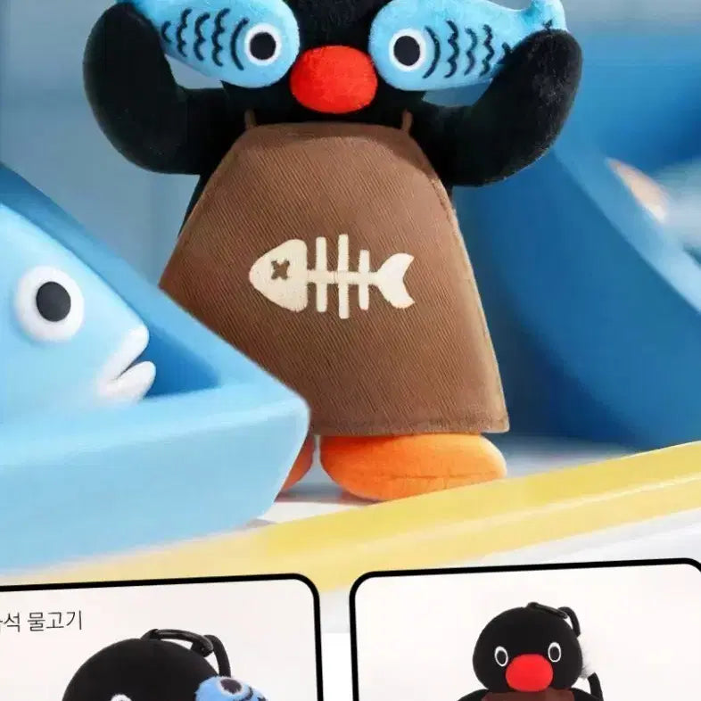 [BUNJANG] Pingu Hide-and-Seek Doll Keychain (Sealed) / 핑구 숨박꼭질 인형 키링 미개봉