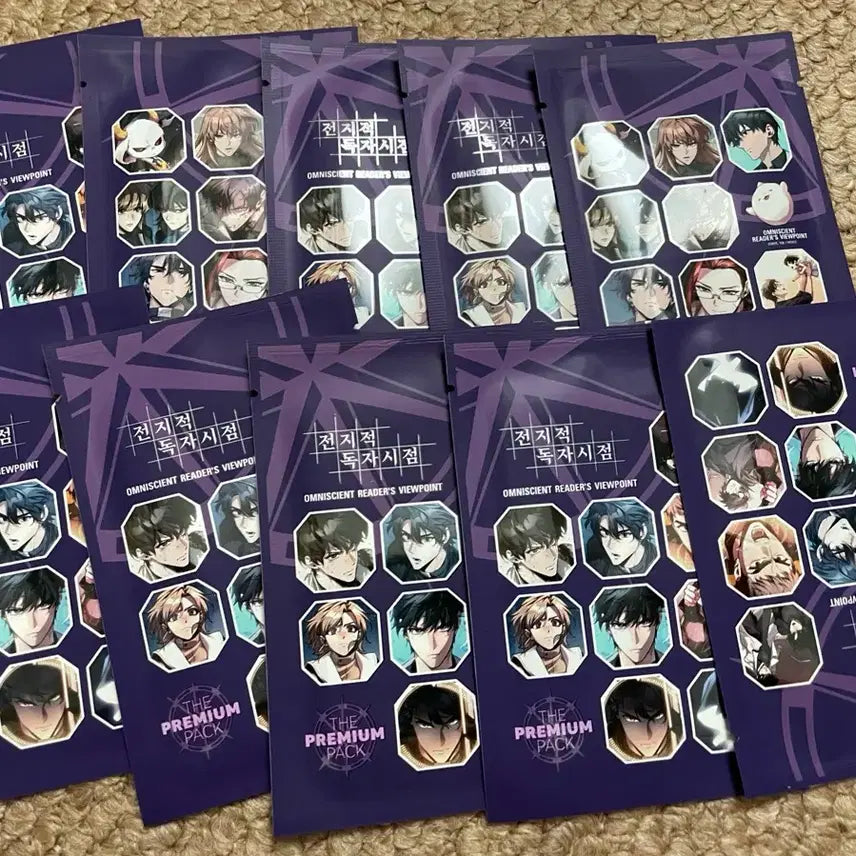 [BUNJANG] Omniscient Reader's Viewpoint Random Photocard (10ea) Bundle Set / 전지적독자시점 더팩프리미엄 랜덤포토카드 10개 김독자