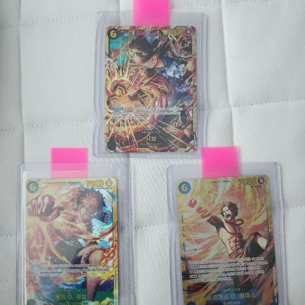 [BUNJANG] One Piece Card Monkey D. Luffy/Sabo/Ace Secret Bundle Set / 원피스 카드 몽키 D. 루피/사보/에이스 시크 일괄