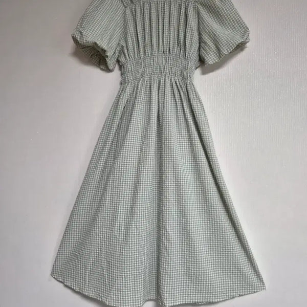 [BUNJANG] LAP Studio Lab 2024 Puff Sleeve Long Dress / LAP스튜디오랩2024소매퍼프 롱원피스55세미엠보