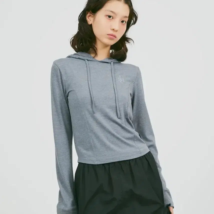 [BUNJANG] LMC HOODED LONG SLEEVES Charcoal / LMC 엘엠씨 후드롱슬리브 차콜 HOODED LONG SLEEVES (새상품)