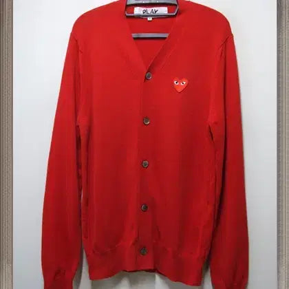 [BUNJANG] Comme des Garçons V-Neck Knit Cardigan (M) / 꼼데가르송 매장정품입니다 V넥 모니트 가디건 거의새옷 택M 공용