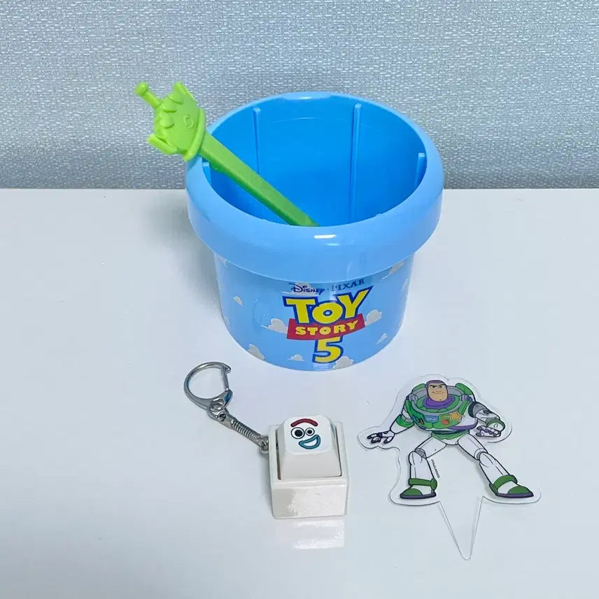 [BUNJANG] Disney Pixar Toy Story Forky Play Cup Keychain / 토이스토리 베스킨라빈스 키캡 키링 포키 플레이컵